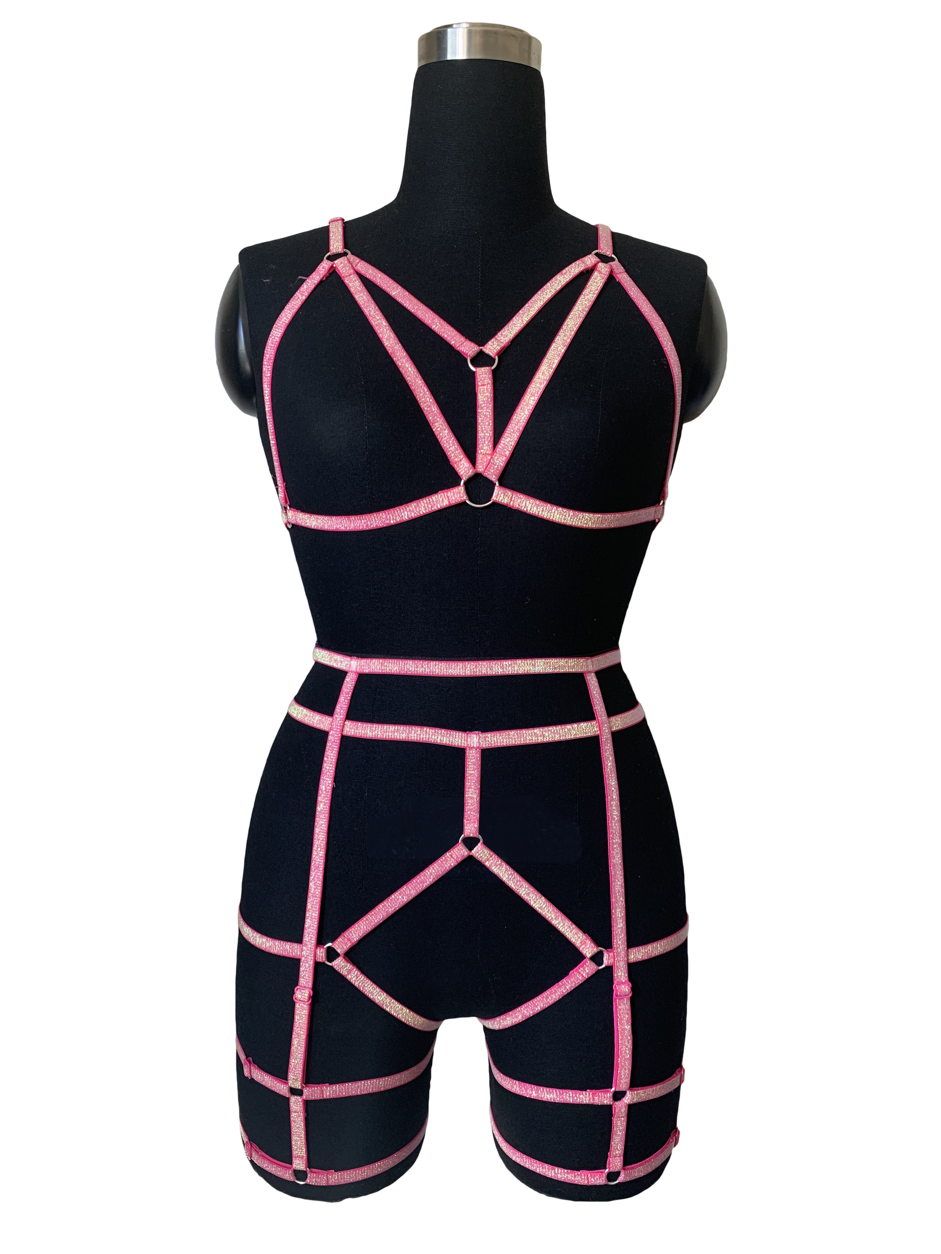 Bubblegum Harness Full Body front